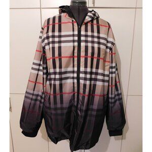 Plaid Rain Jacket XL